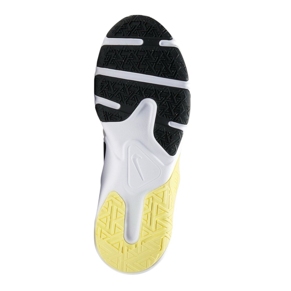 Nike‎ Legend Essential 2 Women Size 5 Black White Yellow Sneakers - Picture 4 of 5